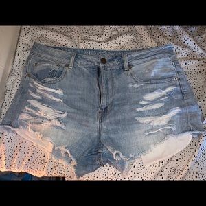 American Eagle high rise shorts size 14.